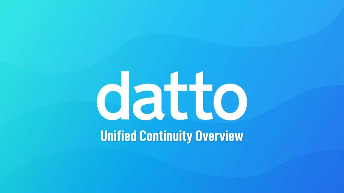 Datto BCDR Overview